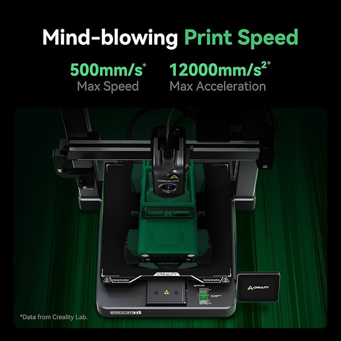 Creality Hi Combo (A) 3D Printer, Multi Color 3D Printer with CFS, 500mm/s High Speed Auto-Leveling Automatic Filament Reading Clog-Free Extruder 95% Pre-Assemble All-Metal Body 10.24×10.24×11.81inch - Image 3
