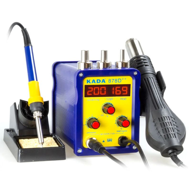KADA 878D digital display desoldering station hot air Gun
