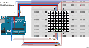 8×8 LED Dot Matrix display